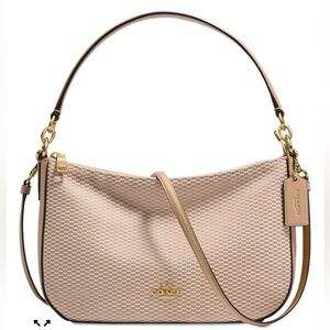 Coach Legacy Jacquard Chelsea Crossbody Hobo Bag